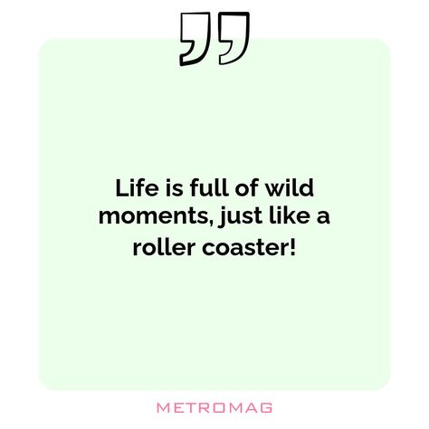 Adventure Captions, Best Roller Coasters, Quotes For Instagram, All Quotes, Roller Coaster, Best Quotes, Coasters, Make Your, In This Moment