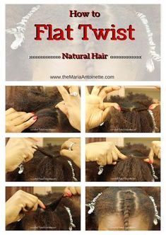 How To Flat Twist, Ideas For Braids, Twist Natural Hair, Natural Hair Flat Twist, Classic Ponytail, Hairstyles Fall, Braids Tutorial, Flat Twist Out, Flat Twist Hairstyles