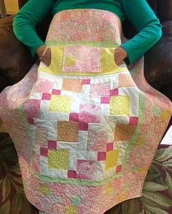 Lap Blanket Size, Wheelchair Quilts, Fidget Ideas, Quilted Lap Blanket, Lap Quilt Size, Charity Quilts, Lap Quilt Patterns, Quilt Size Chart, Basic Quilt