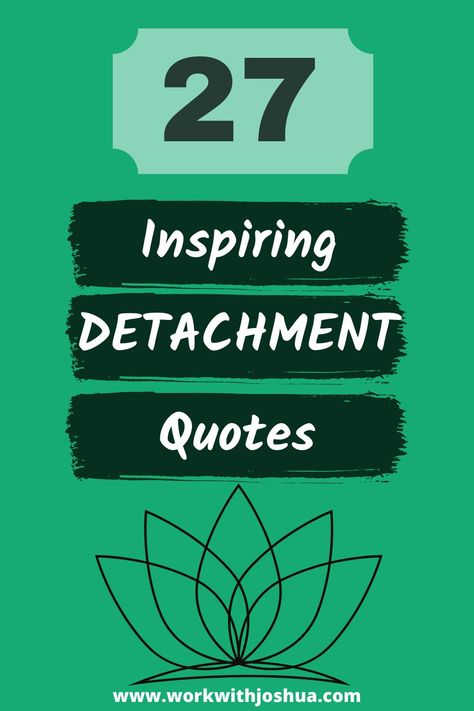 These beautiful detachment quotes are sure to awaken your soul. Quotes On Detachment, Detachment Quotes, Meister Eckhart, Selfless Love, Nothing Is Permanent, Norman Vincent Peale, Awakening Quotes, Helping Other People, Personal Power