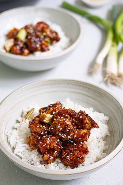 Mongolian shrimp⁠ is our new obsession🍤⁠
⁠
The perfectly crispy shrimp over rice paired with the San-j Gluten Free Mongolian Sauce adds all the right flavors!⁠
⁠ Mongolian Shrimp, Gluten Free Shrimp Recipes, Shrimp Over Rice, Mongolian Sauce, Dairy Free Appetizers, Dairy Free Salads, 20 Minute Dinners, Dairy Free Soup, Crispy Shrimp