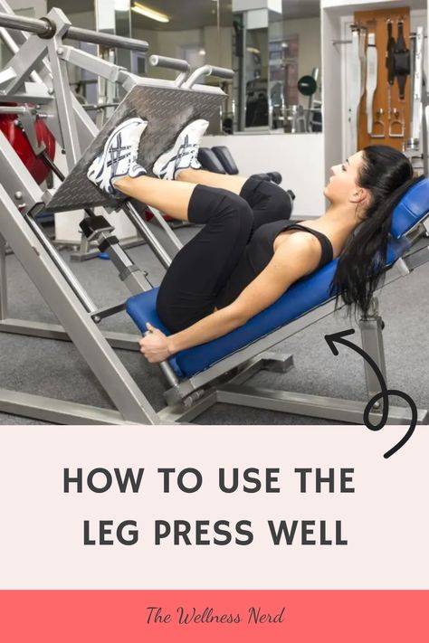 How low should you go on the leg press is one of strength trainings biggest questions. And the answer is - probably lower than you're going right now!  We asked a top strength training expert about this - and all our other leg press questions - to get the best leg day guide ever. If you're a leg press fan give this a read before your next session to improve your results. Leg Press Workout, Seated Leg Press, Leg Press Machine, Flatten Tummy, Swimming Tips, Fitness Tips For Women, Leg Press, Press Machine, Leg Day