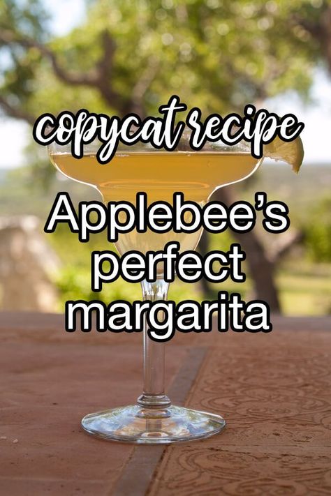 Copycat Applebee's Perfect Margarita - This isn't just the restaurant's popular drink, it's also a perfect margarita recipe. It has just the right proportions of tequila, Cointreau, Grand Marnier, sour mix and lime juice. Hint: use a homemade sour mix instead of the bottled kind. | CDKitchen.com Applebees Margarita Recipes, Applebees Margaritas, Applebee's Perfect Margarita Recipe, Applebees Perfect Margarita, Copycat Drinks, Perfect Margarita Recipe, Homemade Sour Mix, Strawberry Margarita Recipe, Best Margarita Recipe