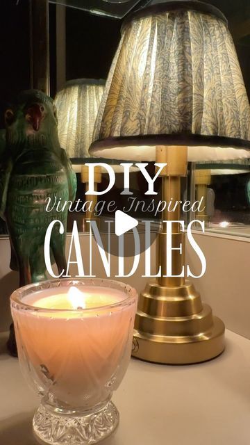 Lauren E. Craddock on Instagram: "Instructions below👇 **Comment CANDLES and I’ll DM you a link to purchase the supplies**  Step 1: Select your candle containers at your local thrift shop. The ones I’m using in this video were so inexpensive- all less than $8!   Step 2: Be sure you wash them out. You don’t want any dust or debris visible in the candle wax. Then position containers on piece of wax or parchment paper.   Step 3: Place wax in wax container and set in a sauce pot. Turn on heat to medium high and begin melting process.   Step 4: Put the wicks sticker in the center of the bottom of the container. Peel the top of the sticker off. Then carefully set the wick on top of the sticker.  Step 5: Thread the wooden wick holder through the wick and tape to the top of the vessel, ensuring it Candle Container Ideas, Sauce Pot, Candle Inspiration, Thrift Shop, Wooden Wick, Diy Vintage, Parchment Paper, Vintage Glassware, Fun Ideas