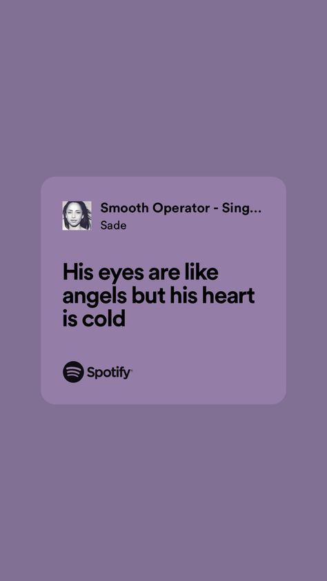 Smooth Operator Lyrics, Deep Qoute Lyrics, Song Lyric Quotes For Instagram, Song Quotes For Instagram, Short Lyrics, Lyrics Deep, Spotify Quotes, Songs That Describe Me, Clever Captions For Instagram