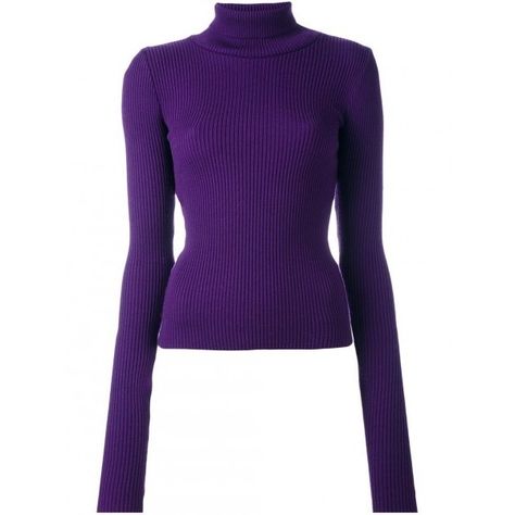 Jacquemus Turtle Neck Sweater ($335) ❤ liked on Polyvore featuring tops, sweaters, purple turtleneck sweater, wool sweaters, sweater pullover, polo neck sweater and turtle neck sweater Turtleneck Outfit Aesthetic, Turtleneck And Sweater, Purple Sweaters, Purple Turtleneck, Sweaters Pullover, Polo Neck Sweater, Fall Winter Fashion Trends, Turtleneck Outfit, Woolen Sweaters