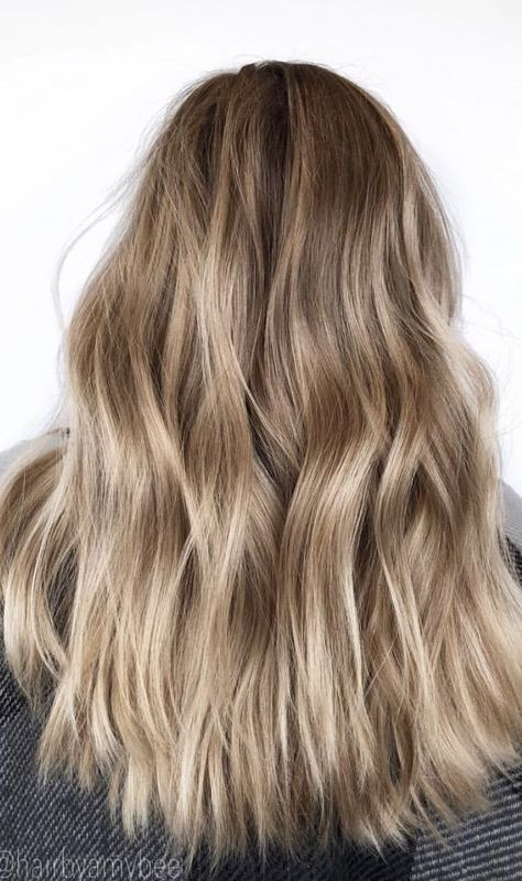 Feb 22, 2019 - This Pin was discovered by Kiara Wark. Discover (and save!) your own Pins on Pinterest Natural Beige Highlights, Blended Blonde Hair Balayage, Low Lights On Dirty Blonde Hair, Dirty Blonde Brown Hair, Sandy Beige Blonde Hair, Hair Dyed Blonde, Highlights For Dirty Blonde Hair, Medium Blonde Highlights, Blended Blonde Balayage