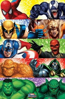 Good / Evil Abomination Marvel, Heroes Vs Villains, Avengers Earth's Mightiest Heroes, Villains Party, Poster Marvel, Karakter Marvel, Marvel Characters Art, Hero Poster, Marvel Artwork