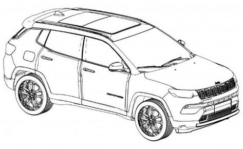 Jeep Compass 2022 Car Coloring Page Jeep Compass 2022, Cars Coloring Pages, Coloring Pages For Boys, Female Cartoon, Jeep Compass, Car Colors, Girl Face, Girl Cartoon, Coloring Page