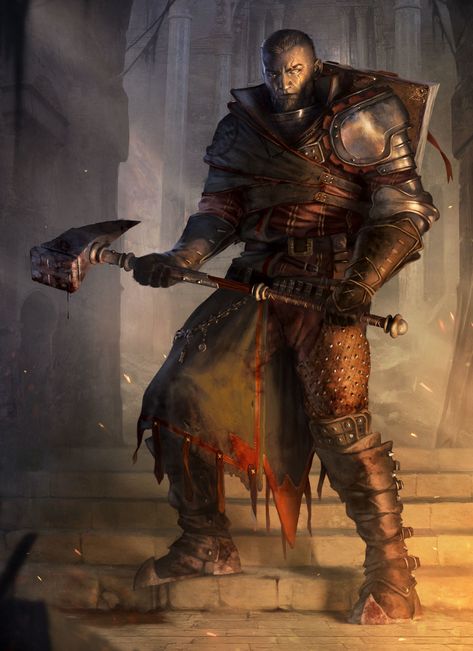 Yignath (Iron consul, D12) Warrior Priest, Dnd Paladin, Dnd Ideas, Dungeons And Dragons Characters, Baldur's Gate, Dungeons And Dragons Homebrew, Fantasy Armor, Warhammer Fantasy, High Fantasy