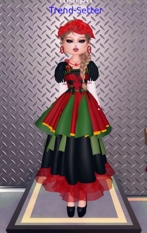 dti outfit polish folklore Dti Folkcore, Dress To Impress Folklore, Dti Folklore, Folklore Outfit, Polish Folklore, Polish Dress, Folklore Dress, Roblox Dress, Roblox 3