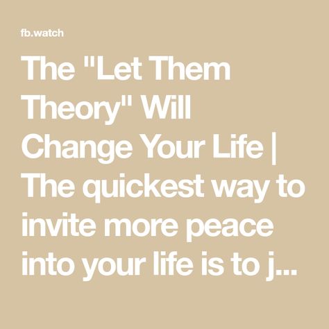 Let Them Theory Mel Robbins, Changing Mindset, Let Them Theory, Let Them, Mel Robbins, Self Care Bullet Journal, Diary Journal, Jordan Peterson, 2024 Vision