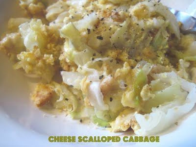 The Better Baker: Cheese Scalloped Cabbage & Weekend Potluck #88 Seasonal Food Chart, Scalloped Cabbage, Cabbage Casserole Recipes, Veggie Side Dish Recipes, Baked Cabbage, Cabbage Casserole, Cabbage And Bacon, Easy Cheese, Veggie Side Dishes