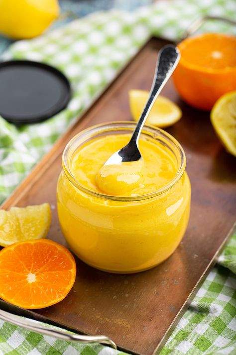 Mandarin Orange-Lemon Curd - The Missing Lokness Citrus Breakfast, Pancakes Yogurt, Mandarine Recipes, Orange Recipe, Fruit Spread, Fruit Sauce, Curd Recipe, Citrus Juice, Oranges And Lemons