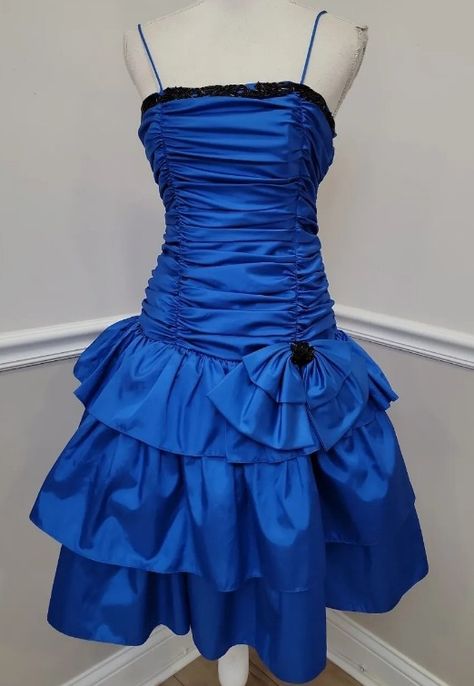 Dress 80s Style Party, 80 Prom Dresses 1980s, 80s Dresses Formal, Party Dress Gowns, 80s Cocktail Dress, Royal Blue Dress Short, 80s Prom Dress, 80s Prom, Short Party Dress