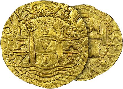 1715 Fleet Shipwreck Coins Fantasy Gold Coins, Gold Treasure, Antique Hallmarked Coin Necklace, Pirate Coins, Pirate Gold Coins, Treasure Coin, Historical Coins, Coin Prices, Coin Grading