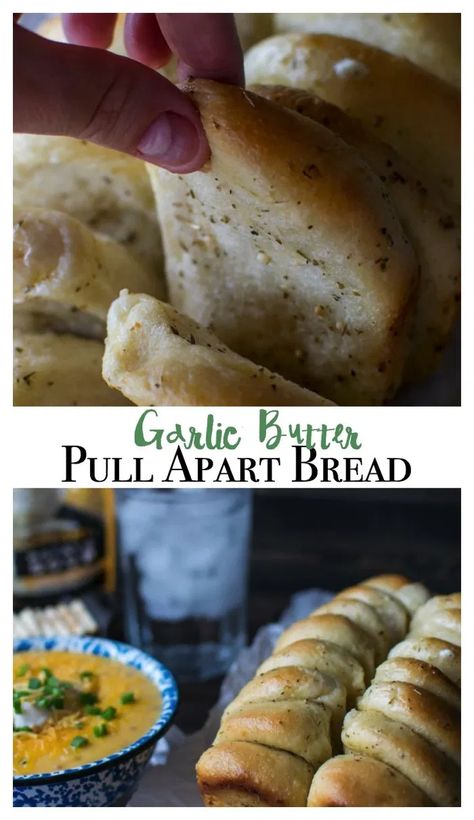 Frozen Bread Dough Recipes, Refrigerator Rolls, Rhodes Rolls Recipes, Garlic Pull Apart Bread, Pull Apart Garlic Bread, Rhodes Rolls, Baking Breads, Frozen Rolls, Bread Dough Recipe