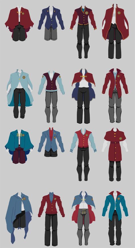 Poet Outfit Drawing, Male Outifts Drawings, Character Design Uniform, Victorian Clothes Male Drawing, Uniform Character Design, Male Clothing Reference, Ilvermorny Uniform, Outfit Ideas Drawing Male, Character Clothing Design