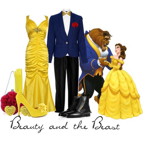 "Beauty and the Beast Attendants" by jami1990 on Polyvore Beauty And The Beast Prom, Character Closet, Beauty And The Beast Dress, Beauty And The Beast Wedding Theme, Beauty And The Beast Wedding, Groomsmen Ideas, Beauty And Beast Wedding, Beauty And The Beast Theme, Disney Weddings