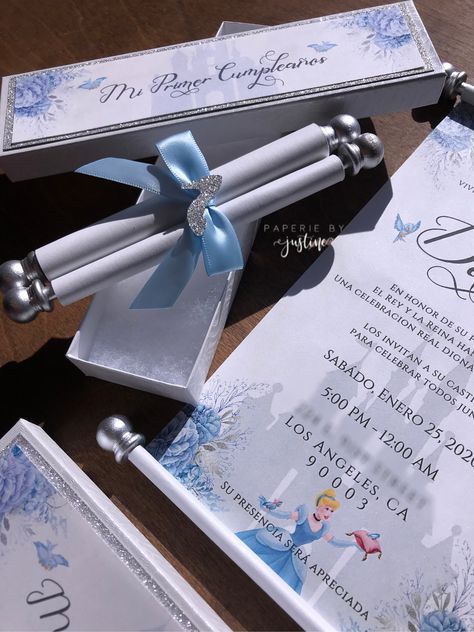 Sweet 15 Cinderella Theme, Cinderella Themed Wedding Invitation, Quince Cinderella Theme Invitations, Cinderella Themed Quinceanera Invitations, Cinderella Sweet 16 Invitations, Cinderella Quince Decorations, Quinceanera Invitations Ideas Blue, Cinderella Xv Theme, Cinderella Quince Invitations