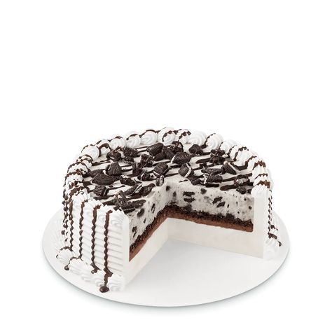 Dairy Queen®. Happy Tastes Good® Oreo Blizzard, Dq Ice Cream Cake, Dq Ice Cream, Layered Dessert Recipes, Dairy Queen Cake, Dairy Queen Ice Cream Cake, Oreo Cookie Cake, Oreo Ice Cream Cake, Nursing Cake