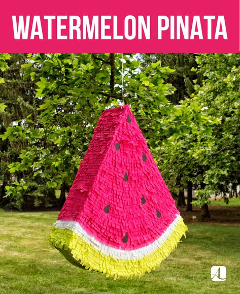 Watermelon Piñata, Tissue Paper Decorations, Summer Bash, Watermelon Decor, Diy Pinata, Fiesta Tropical, American Lifestyle, Personalized Balloons, Halloween Store