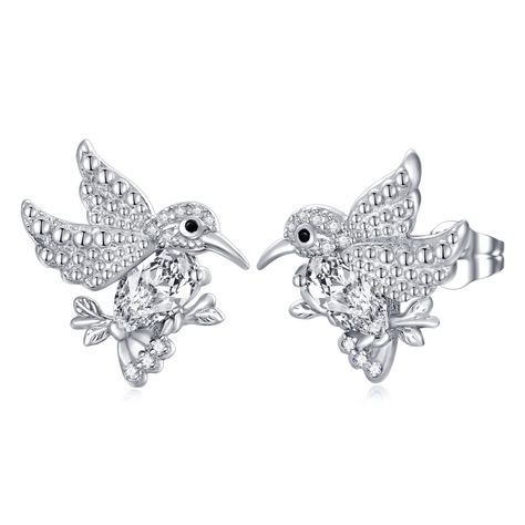 PRICES MAY VARY. Hummingbird Gifts for Women 925 Sterling Silver Hummingbirds Earrings Birthday Gifts for Women Daughter Hummingbirds Jewelry for Women Stud Earrings Birthstone Earrings Christmas Birthday Gifts  💗About us💗  QUALITY and SERVICE are OUR CULTURE!  We are committed to provide customers with value for money products and attentive sincere service, since its inception has been its quality themselves freely to the United States , stylish and unique design, superb manufacturing process Birthday Gifts For Daughter, Hummingbird Jewelry, Hummingbird Gifts, Women Stud Earrings, Gifts For Daughter, Hummingbird Earrings, Birthday Gifts For Teens, Birthstone Earrings, Earrings Christmas