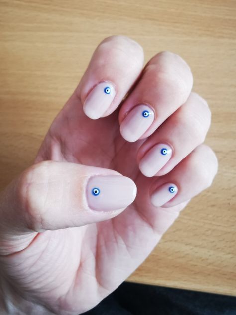 Lucky Eye Nails, Eye Nails Art, Turkish Eye Nails, Turkish Eye, Eye Nails, Nails Ideas, Nails Art, Nail Art, Nails