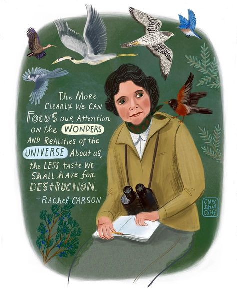 CYNTHIA CLIFF (@ceecliff_art ) Day One—Mama Earth, Our Beautiful Planet. Rachel Carson is called the "mother of the environmental movement” and she will be my Mama Earth… Earth Mother Aesthetic, Mother Earth Illustration, Mama Earth, Earth Illustration, Rachel Carson, Environmental Movement, Jungle Fever, Clothing Hacks, Mother Earth