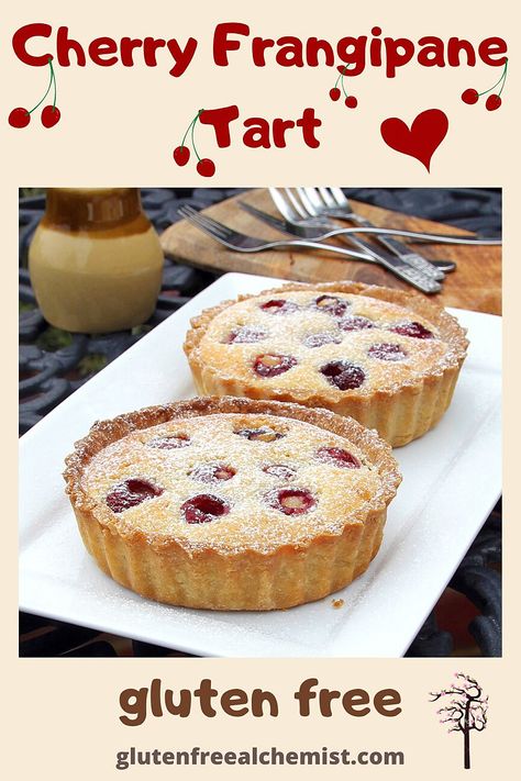 Cherry Frangipane, Frangipane Tart Recipe, Almond Frangipane, Almond Pastry, Gluten Free Cake Recipe, Gf Food, Frangipane Tart, Gluten Free Pastry, Food Blogging