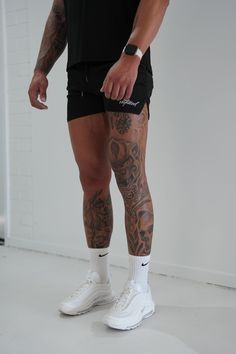 Men’s Tattoos Forearm, Pascal Tattoo, Thigh Tattoo Men, Full Leg Tattoos, Small Forearm Tattoos, Men Logo, Tattoo Inspiration Men, Jordan Outfit, Sporty Spice