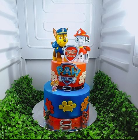 Paw Patrol Birthday Party Cake, Boys Cake, Paw Patrol Cake, Paw Patrol Birthday Party, Tiered Cake, Paw Patrol Birthday, Birthday Party Cake, Cakes For Boys, Party Cake