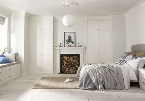 Fitted Wardrobes :: Sharps Bedroom Chimney Breast, Shaker Bedroom, Alcove Wardrobe, Fitted Wardrobes Bedroom, Fitted Bedroom Furniture, Fitted Bedrooms, Chimney Breast, Fitted Wardrobes, Traditional Bedroom