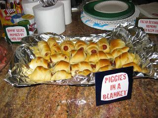 Pigs in a blanket #barbequeparty Hillbilly Party Food, White Trash Recipe, Trailer Park Trash, Trailer Trash Party, Hillbilly Party, Hostess Cakes, White Trash Bash, White Trash Party, Trash Party