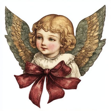 Retro Christmas Aesthetic, Christmas Angel Art, Yule Aesthetic, Angel Drawings, Fairy Png, Antique Christmas Cards, Images Noêl Vintages, Victorian Ornaments, Victorian Angels