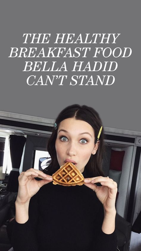 Here’s What Bella Hadid Usually Eats For Breakfast: We couldn’t wait to find out *exactly* what the top model munches on, especially when it comes to breakfast—aka the most important meal of the day. -- Gluten-free bagel  |  coveteur.com Bella Hadid Diet, Vs Diet, Fitness Model Diet Plan, Fitness Model Diet, Model Diet Plan, Victoria Secret Diet, Track Diet, Model Diet, Victoria's Secrets