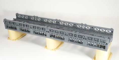 Lego Bridges, Lego Bridge, Lego Reference, Lego Road, Lego Track, Lego City Train, Lego Hacks, Train Bridge, Lego Techniques