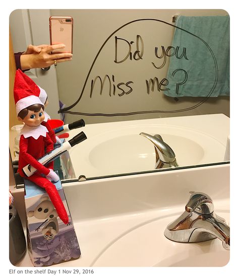 Did you miss me? Elf On The Shelf I Missed You, Wlf On The Shelf, You Miss Me, Do You Miss Me, Elf Fun, A Shelf, I Miss You, I Missed, Miss Me