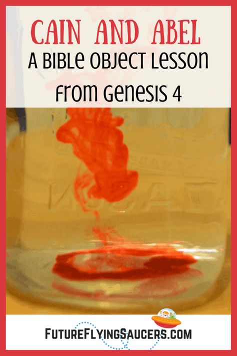 Cain Y Abel, Genesis 4, Sunday School Object Lessons, Caim E Abel, Kids Church Lessons, Sunday School Curriculum, Kids Sunday School Lessons, Bible Object Lessons, Bible Teaching