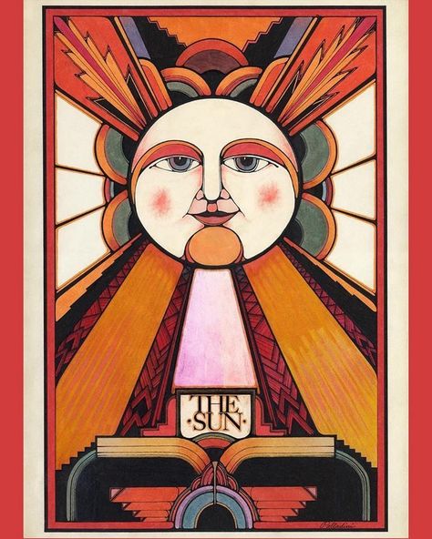 David Palladini's Aquarian Tarot Deck  The Sun Aquarian Tarot, The Sun Tarot Card, Tarot Significado, The Sun Tarot, Illustration Photo, Tarot Cards Art, Art Carte, Tarot Learning, Tarot Card Meanings