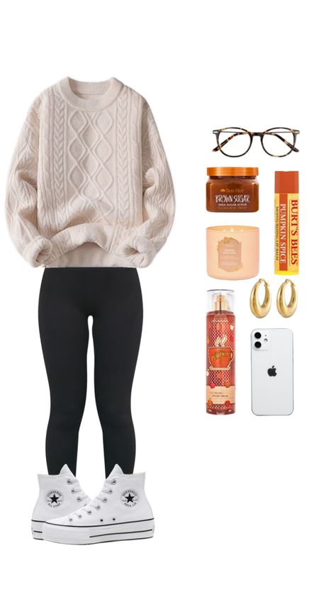 Cozy fall fitttt🍂🎃 Fall Outfits For Teens, Outfits Middle School, Teen Fall Outfits, School Outfits Middle School, Baggy Outfit Ideas, Middle School Outfits, Preppy Inspiration, Everyday Casual Outfits, Casual Preppy Outfits