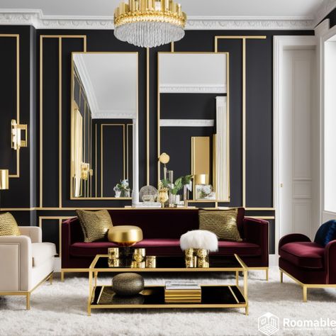 Experience the glamour of the Art Deco era with these stunning AI-generated room transformations by Roomable. Browse our image carousel featuring living room, bedroom, kitchen, and bathroom designs, all reflecting the sophistication and style of the Roaring Twenties. Pin your favorites and follow Roomable for more interior design inspiration and AI-enhanced makeovers.

#ArtDeco #AIinteriors #AI #ChatGPT #interiordesign #design #interior #homedecor #architecture #home #decor #interiors Artdeco Interiors Living Room, Artdeco Interiors, Art Deco Living, Art Deco Apartment, Deco House, Deco Living, Art Deco Living Room, The Roaring Twenties, Art Deco Interior Design