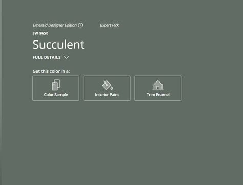 Succulent SW 9650 | Neutral Paint Colors | Sherwin-Williams - Google Chrome Succulent Sherwin Williams Paint, Sw Succulent, Succulent Sherwin Williams, Sherwin Williams Paint, Neutral Paint Colors, Sherwin Williams Paint Colors, Bay House, Neutral Paint, Painting Trim