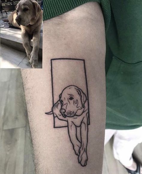 Tattoo Designs Dog, Dog Tattoo Ideas For Women, Simple Dog Tattoo, Dog Tattoo Ideas, Pitbull Tattoo, Tattoos For Dog Lovers, Dog Memorial Tattoos, Minimal Tattoo Design, Western Tattoos