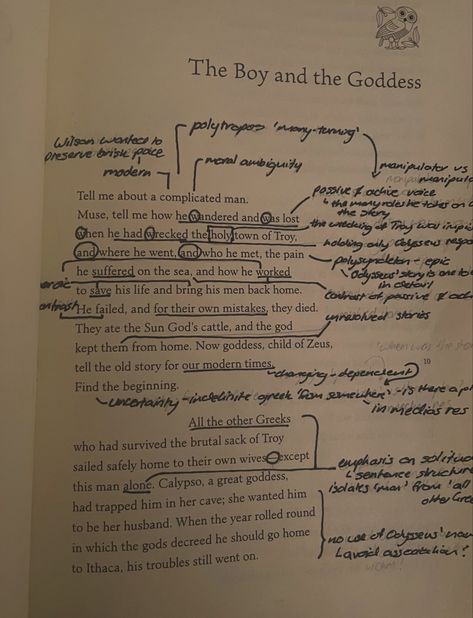 The Iliad Annotations, Dark Academia Book Annotation, Greek Literature Aesthetic, The Odyssey Quotes, Annotating Classic Books, Classical Literature Aesthetic, Annotating Books Aesthetic Dark Academia, Annotating Classics, Literature Annotations