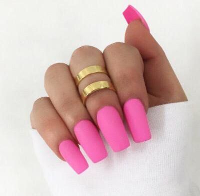 Hot Pink Nails, Vintage Nails, Different Nail Designs, Beautiful Nail Designs, Acrylic Nail Art, Cute Nail Art, Fabulous Nails, Types Of Nails, Nail Arts