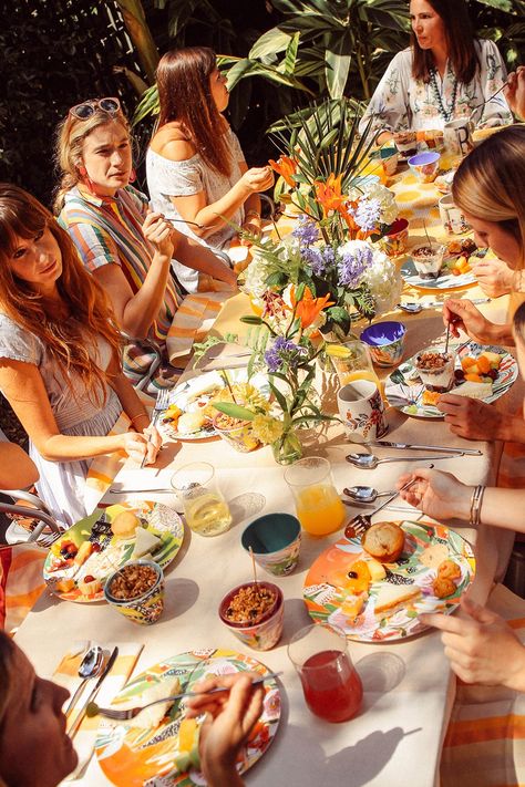 Hosting How-To: A Summer Luncheon With Lulie Wallace - Anthropologie Blog Anthropologie Campaign, Lunch Themes, Summer Luncheon Ideas, Dubai Photos, Lulie Wallace, Luncheon Ideas, Lunch Cafe, Hosting Brunch, Grown Up Parties