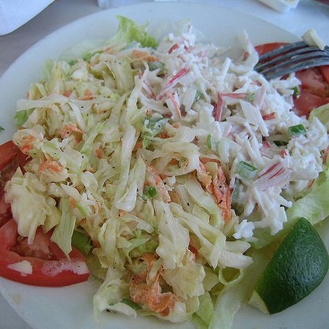 Secret Copycat Restaurant Recipes – Golden Corral Seafood Salad Recipe Golden Corral Recipes, Seafood Salad Recipe, Golden Corral, Crab Salad Recipe, Sea Food Salad Recipes, Copykat Recipes, Crab Salad, Copycat Restaurant Recipes, Seafood Salad