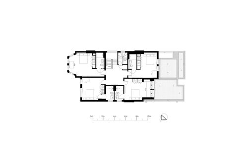 Mezzanine Floor Plan, Loft Floor Plan, Rehearsal Room, Individual Space, Co Living, Student Room, Music Practice, Timber Panelling, Timber Beams