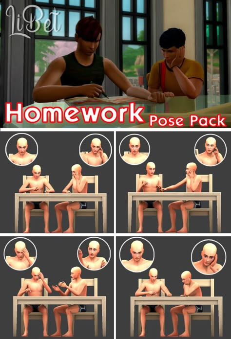 Sims 4 Studying Poses, Sims 4 Office Poses, Story Poses, Random Poses, Thinking Pose, New Pose, Duo Poses, Sims Poses, Sims 4 Stories